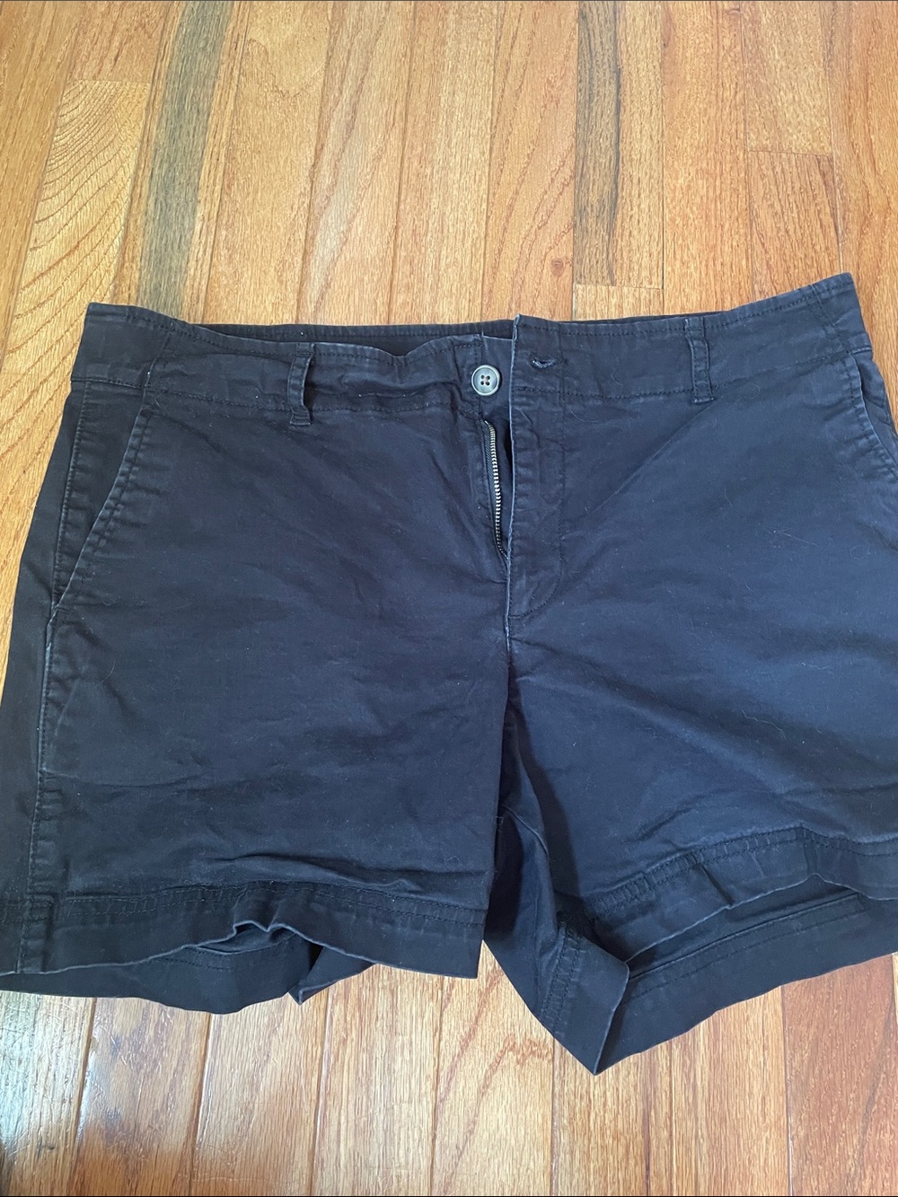 Classic Women's Black Cotton Shorts